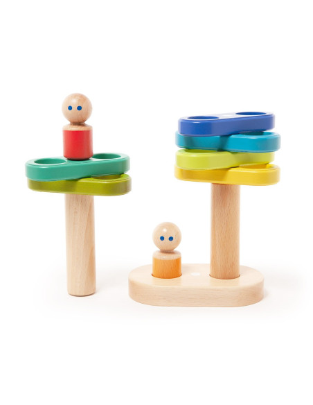 T-STA-BGY-801T,Tegu Stacker, set din lemn magnetic
