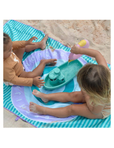 QT174042,Prosop de plaja cu activitati, 140 x 70 cm, Quut Toys 2
