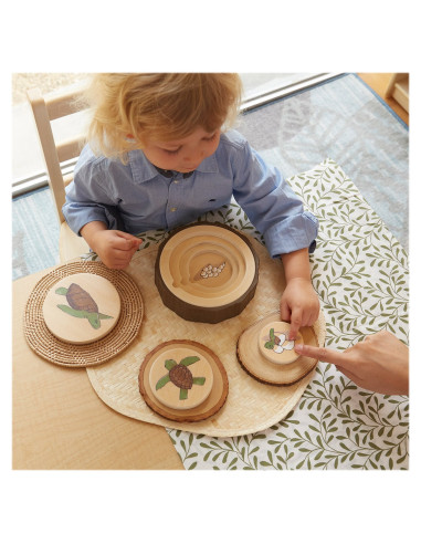 G300655,Ciclurile vietii, set 3 puzzle-uri educative, Guidecraft