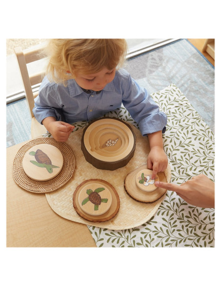 G300655,Ciclurile vietii, set 3 puzzle-uri educative, Guidecraft