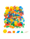 EDX-22045,Forme geometrice translucide colorate, 245 piese