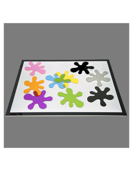TIK-72397,Color Splats, stropi acrilici colorati, TickiT