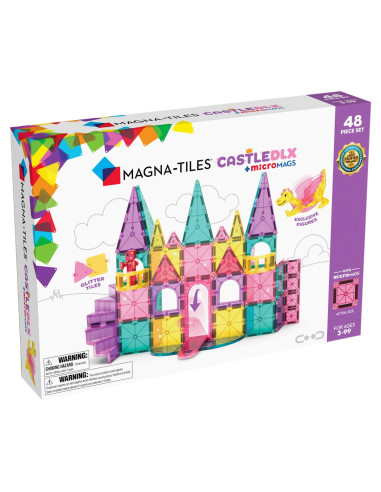 MGT-242048CA,MAGNA-TILES Castle Deluxe, 48 piese