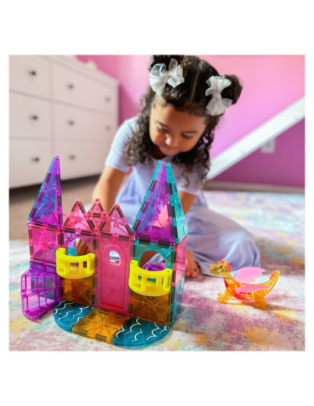 MGT-242048CA,MAGNA-TILES Castle Deluxe, 48 piese