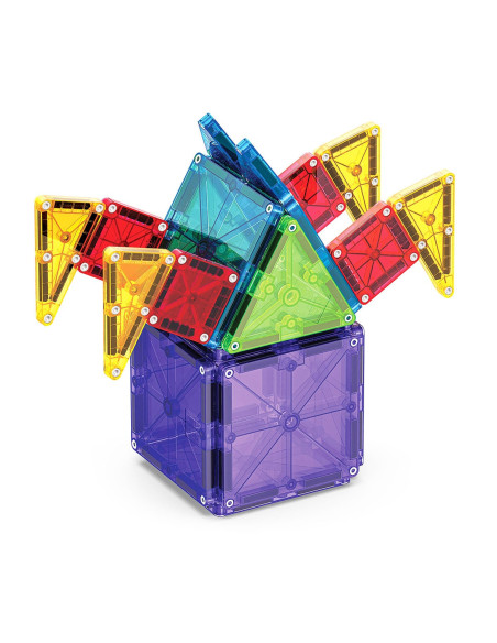 MGT-244046COM,MAGNA-TILES Combo + microMAGS, 46 piese