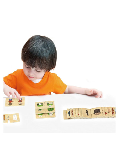 VIG44674,Puzzle de asociere din lemn, Opozitii