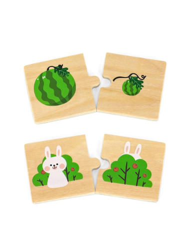 VIG44674,Puzzle de asociere din lemn, Opozitii