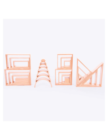 TIK-73492,Setul Arhitectului cu 28 de forme geometrice, TickiT