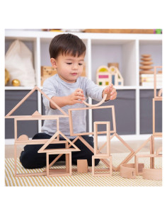 TIK-73492,Setul Arhitectului cu 28 de forme geometrice, TickiT 2