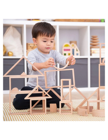 TIK-73492,Setul Arhitectului cu 28 de forme geometrice, TickiT