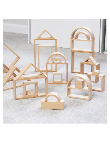 TIK-73492,Setul Arhitectului cu 28 de forme geometrice, TickiT