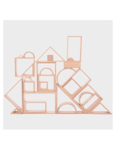 TIK-73492,Setul Arhitectului cu 28 de forme geometrice, TickiT