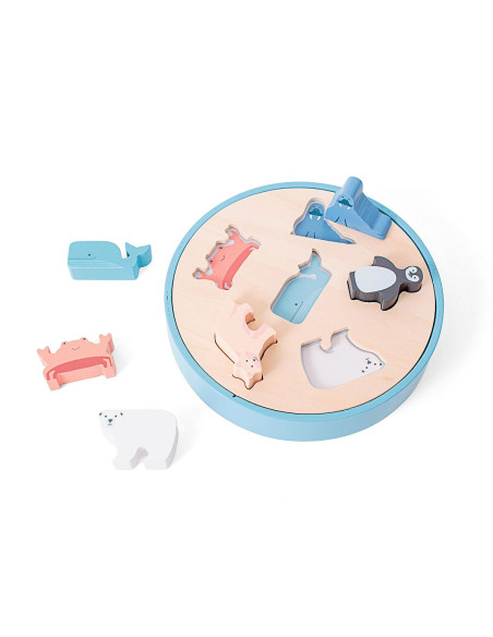 BSGA502,Sortator de forme, Animale polare, BS Toys