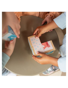 BSGA499,Puzzle cu cuburi din lemn, Animale polare 2