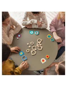 BSGA497,Joc de memorie cu forme din lemn 2