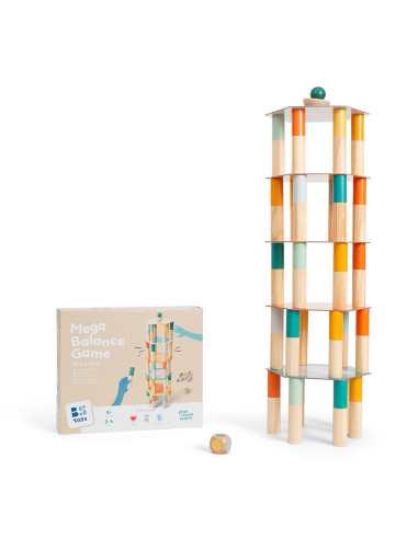 BSGA495,Joc de echilibru din lemn gigant, BS Toys