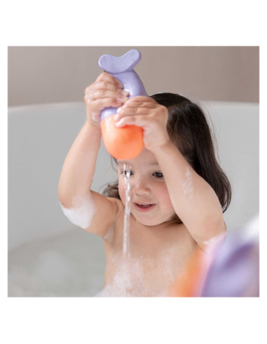 QT174240,Balena Squeezi, jucarie stropitoare de baie din silicon