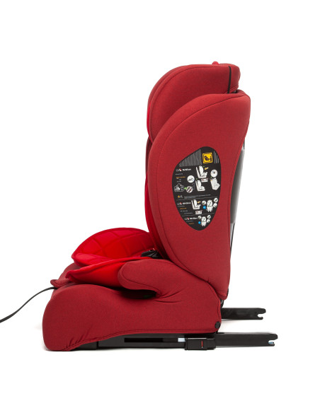 JU1200-PRISX-01,Scaun Auto Juju Pro Rider i-Size, Rosu