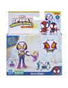 F8143_F7258,Spidey Prietenii Extraordinari Set Figurina Ghost Spider 10cm Si Accesorii