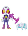 F8143_F7258,Spidey Prietenii Extraordinari Set Figurina Ghost Spider 10cm Si Accesorii