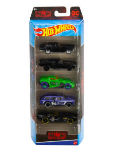 MT1806_HFV88,Set 5 Masini Hot Wheels Batman