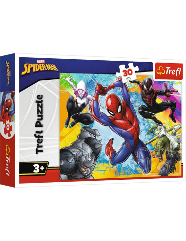 VV-18307,Puzzle Trefl 30 Disney Marvel Spiderman