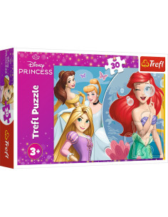 VV-18308,Puzzle Trefl 30 Disney Princess Printese Fericite