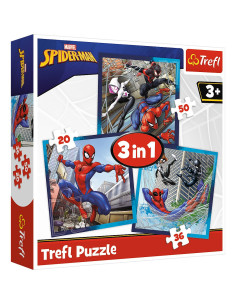 VV-34874,Puzzle Trefl 3in1 Disney Marvel Spiderman