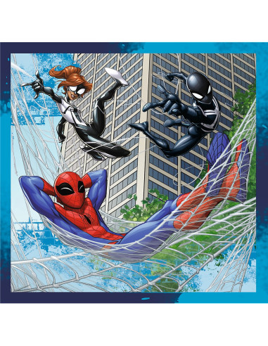 VV-34874,Puzzle Trefl 3in1 Disney Marvel Spiderman