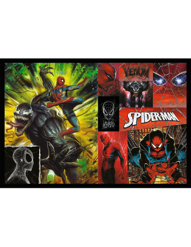 VV-13314,Puzzle Trefl 2x200 Spider Man Zi Si Noapte