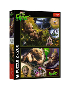 VV-13315,Puzzle Trefl 2x200 Marvel Eu Sunt Groot