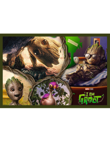 VV-13315,Puzzle Trefl 2x200 Marvel Eu Sunt Groot
