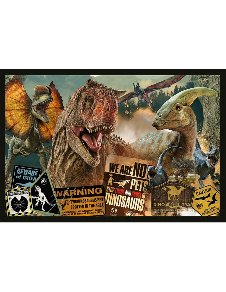 VV-13316,Puzzle Trefl 2x200 Jurrasic World Lume Preistorica