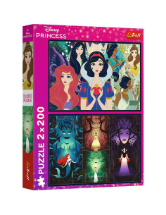 VV-13317,Puzzle Trefl 2x200 Disney Frumoasele Printese