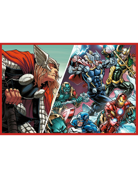 VV-13318,Puzzle Trefl 2x200 Marvel Avengers Aparatorii Lumii