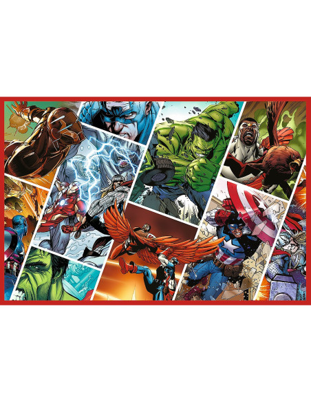 VV-13318,Puzzle Trefl 2x200 Marvel Avengers Aparatorii Lumii