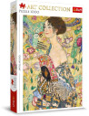 VV-93756,Puzzle Trefl 1000 Art Collection Gustav Klimt Doamna Cu Evantaiul