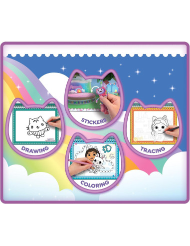 L13041,Set de colorat & desenat - Gabby's Dollhouse