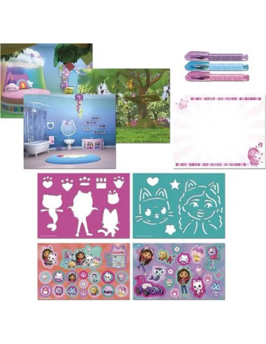 TT420359,Carte de activitati & pixuri - Gabby's Dolhouse