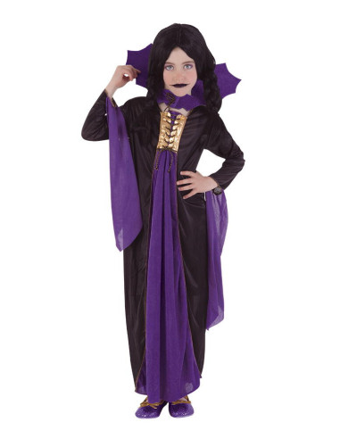 S8295,Costum de carnaval - Vampirita gotica (mov)