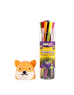 Carioci lavabile Strigo SSC287, 12 culori, Motiv vulpita 2