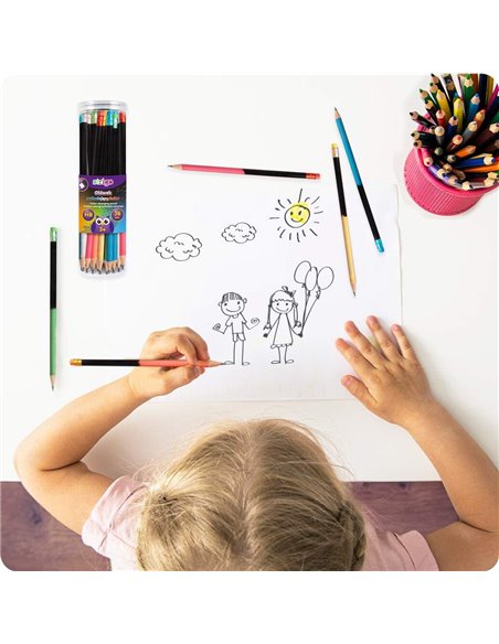 Creion HB Strigo SSC286 cu radiera, sensibil la temperatura