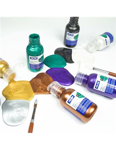 Tempera Milan 033493, 125 ml, Aramiu metalizat