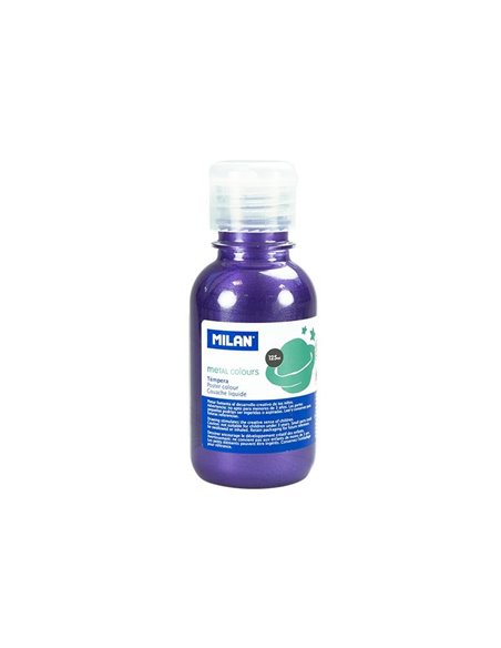 Tempera Milan 033440, 125 ml, Violet metalizat