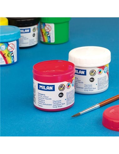 Tempera Milan 03206, 40 ml, 6 culori