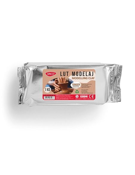 Lut modelaj Daco LT1000T, 1 kg, Teracota