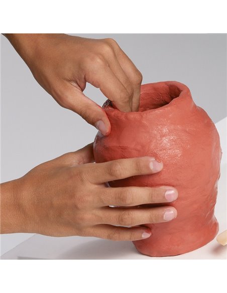 Lut modelaj Carioca 30996/21, 500 g, Terracotta