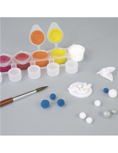 Lut modelaj Milan E4611, 500 g, Alb tip portelan