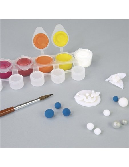 Lut modelaj Milan E4611, 500 g, Alb tip portelan