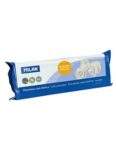 Lut modelaj Milan E4611, 500 g, Alb tip portelan